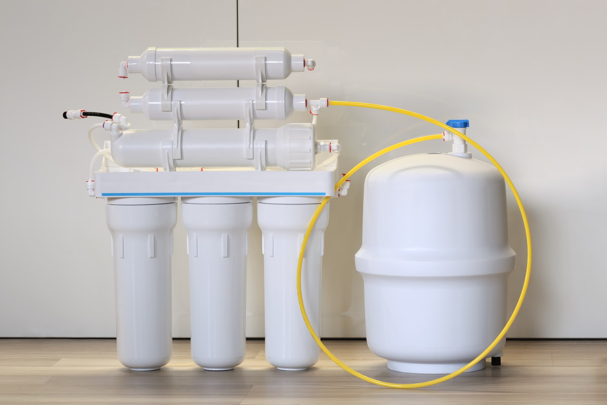 Home Point of Use Reverse Osmosis System easily installs under sink